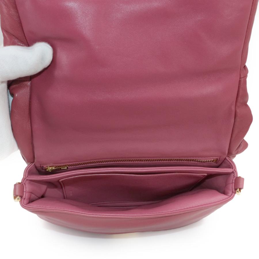 未使用 展示品 ロエベ LOEWE パファー ゴヤ チェーン ショルダー バッグ レザー ピンク A40P41X01 ゴールド 金具 Puffer Goya Ba 90301537 LOEWE（ロエベ） 未使用 展示品 パファー ゴヤ チェーン ショルダー