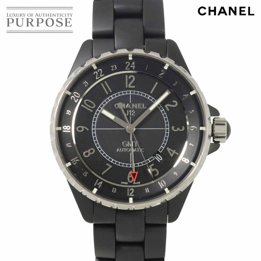 シャネル CHANEL J12 GMT 41mm H3101 メンズ 腕時計 デイト マットブラック セラミック オートマ 自動巻き ウォッチ 90301579 CHANEL（シャネル） CHANEL J12 GMT 41mm H3101 メンズ 腕時計 デイト