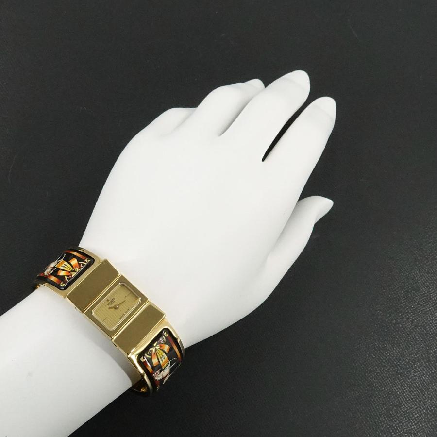 HERMES エルメス ロケ LO1 201 バングル ウォッチ ヴィンテージ  