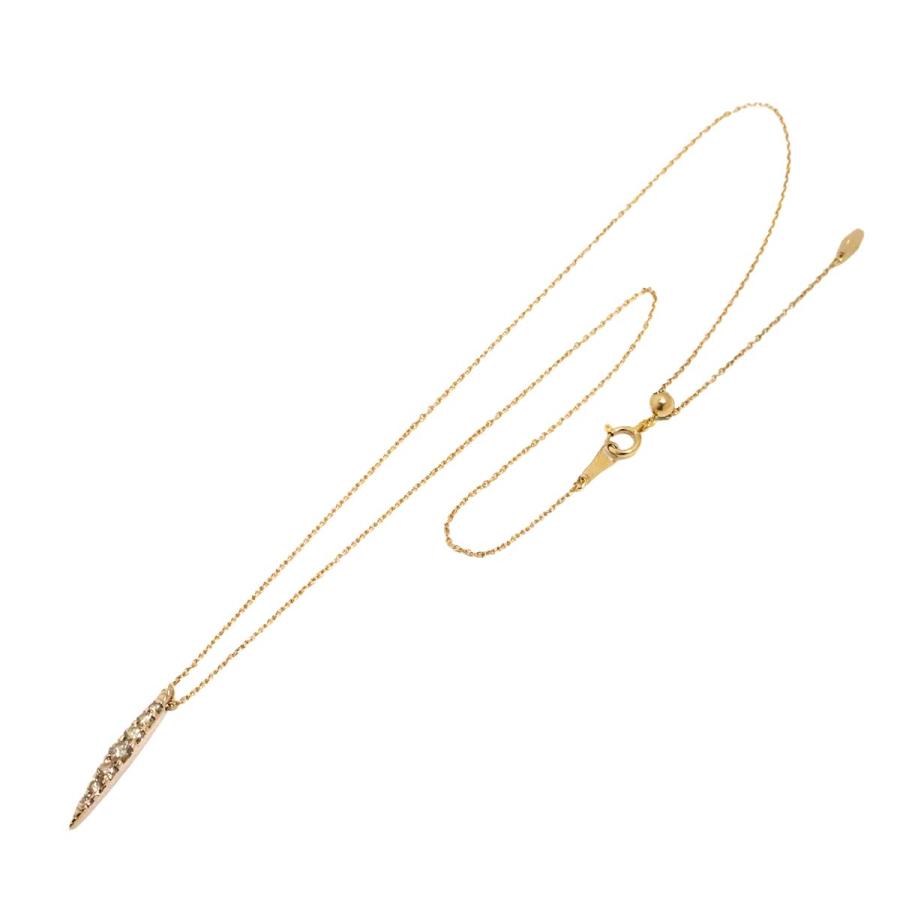 カシケイ KASHIKEY ネイキッド ブラウンダイヤ 0.50ct ネックレス 45cm