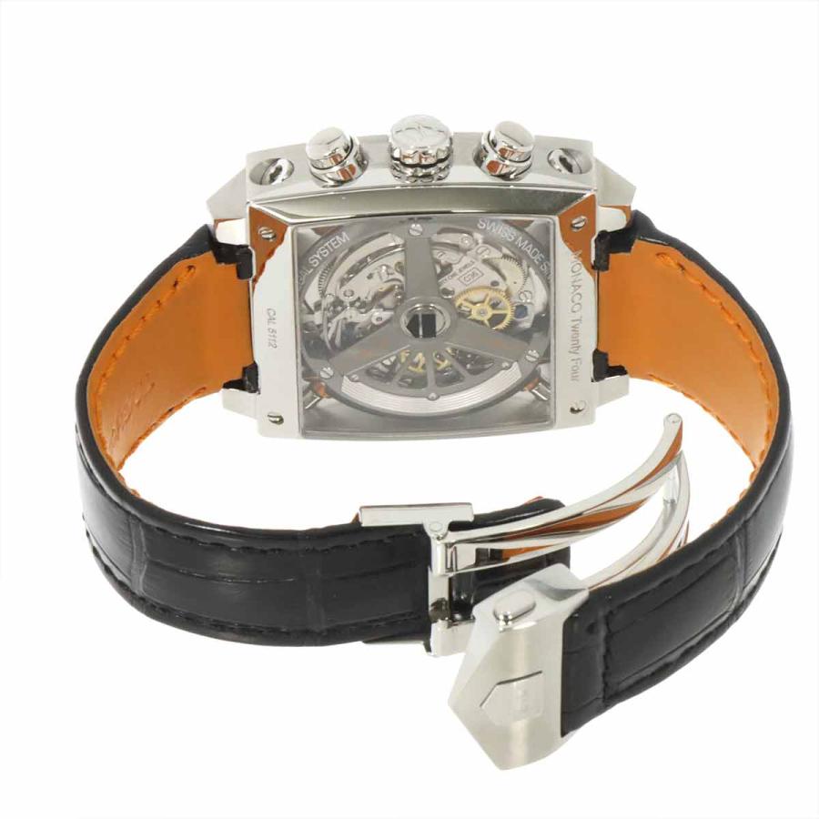 タグホイヤー TAG Heuer モナコ24 レーシング キャリバー36 クロノグラフ CAL5112 メンズ 腕時計 デイト グレー 自動巻き Monaco 90301999 TAG HEUER（タグ・ホイヤー） モナコ24 レーシング キャリバー36