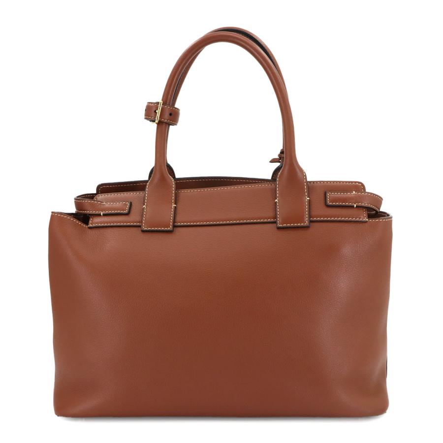 CELINE（セリーヌ） 新品同様 コンティ トート バッグ レザー タン
