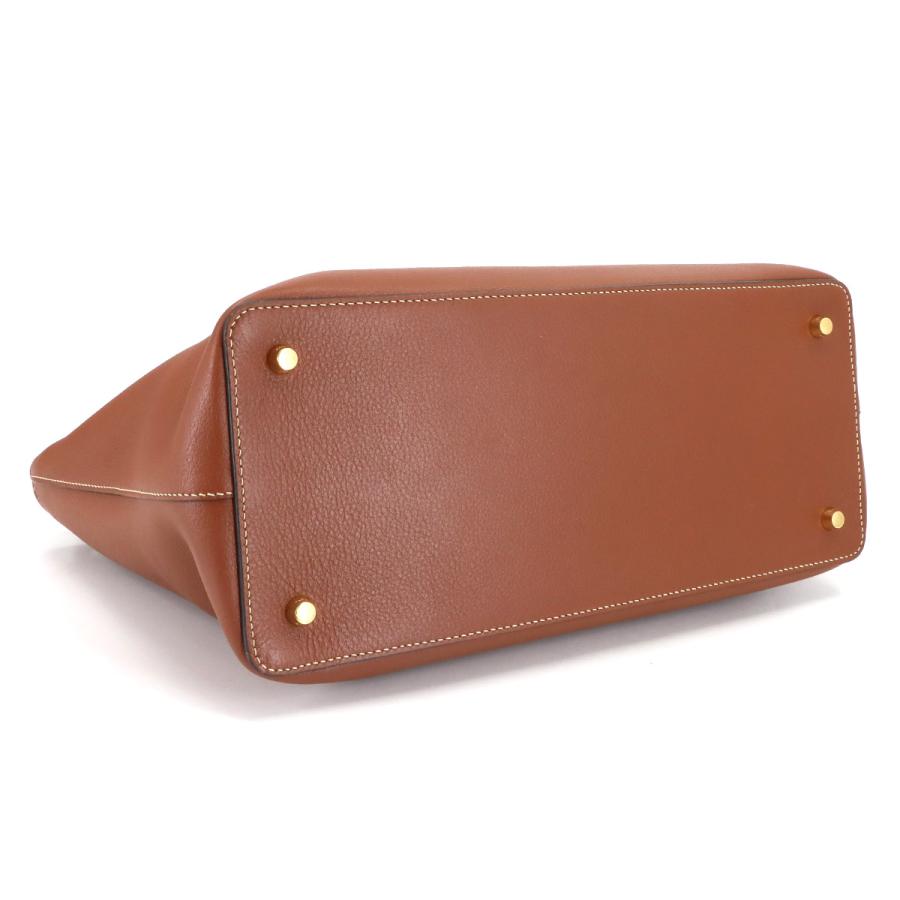 CELINE（セリーヌ） 新品同様 コンティ トート バッグ レザー タン