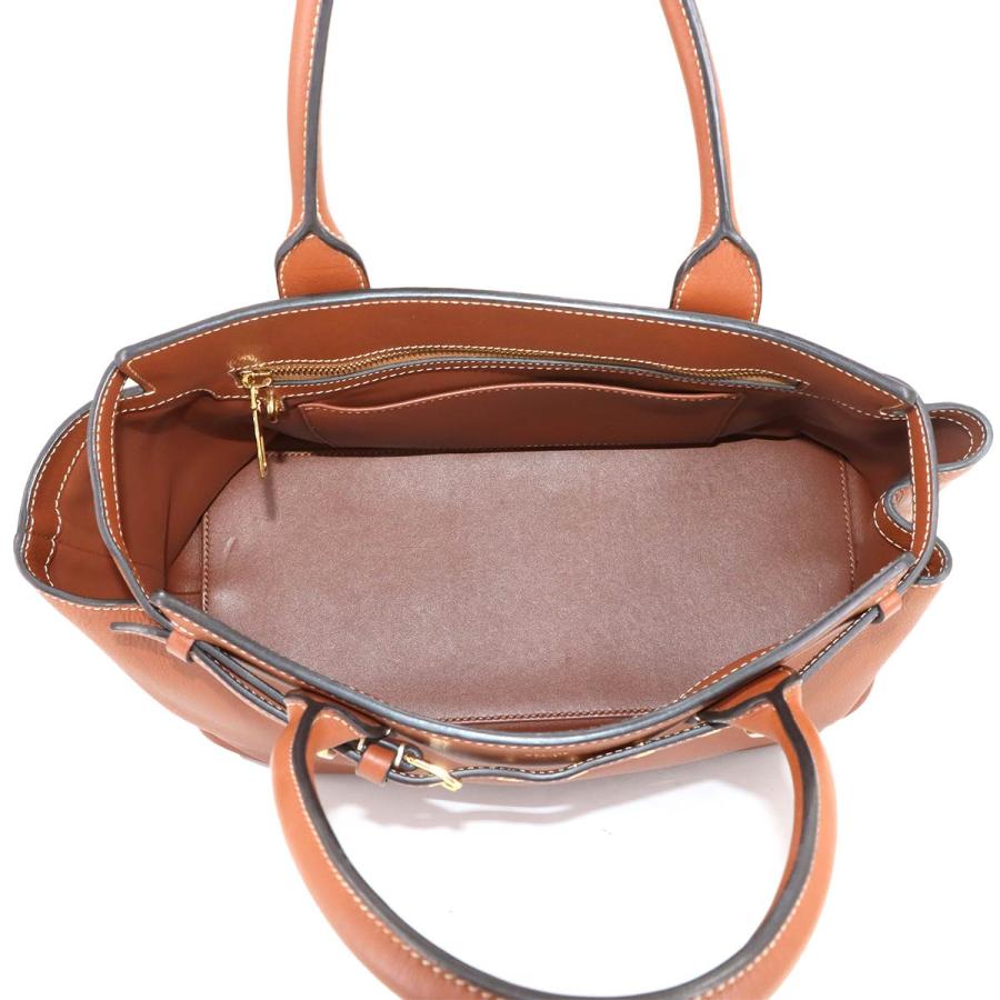 CELINE（セリーヌ） 新品同様 コンティ トート バッグ レザー タン
