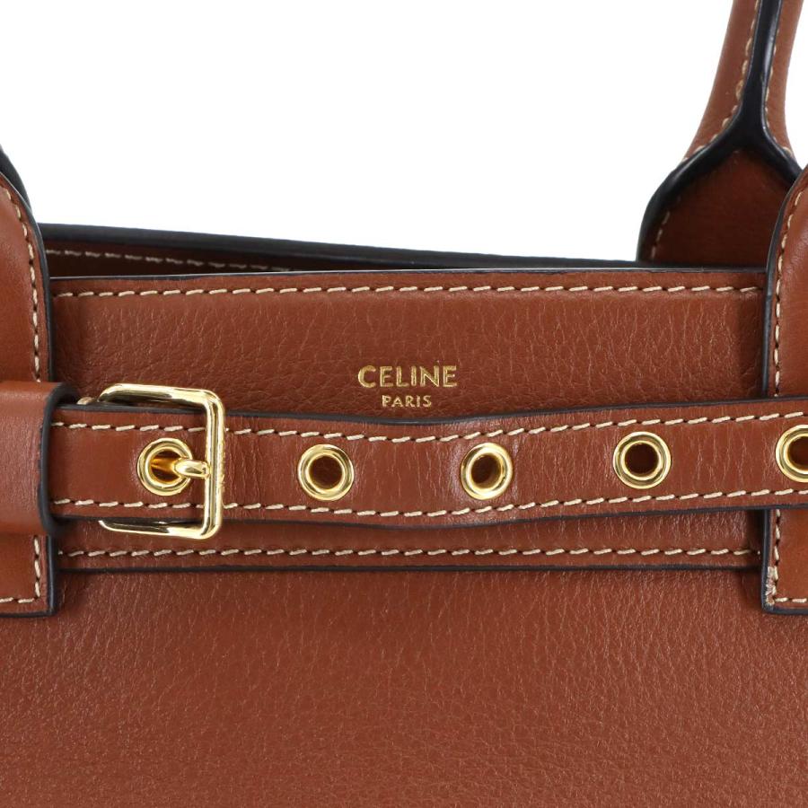 CELINE（セリーヌ） 新品同様 コンティ トート バッグ レザー タン