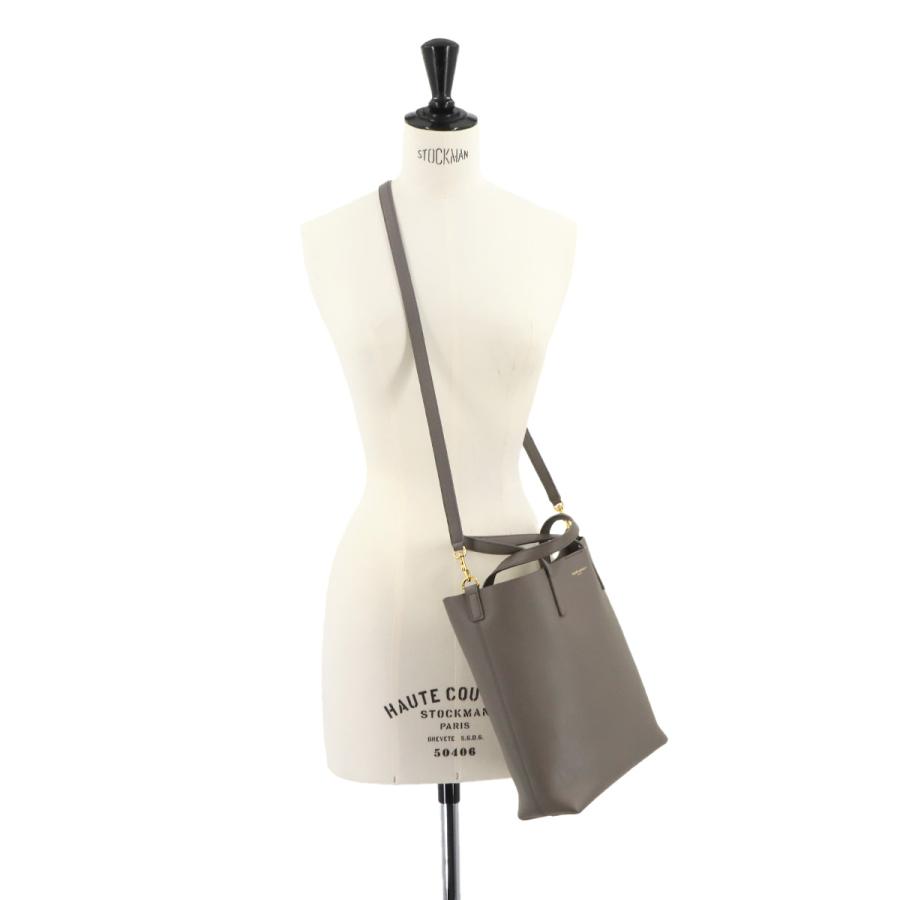 新品同様 サンローラン バッグ トイ ショッピング バッグ 2way トート レザー グレー 498612 レディース 90302029 【中古】ブランド Yves Saint Laurent（イヴ・サンローラン） 新品同様 サンローラン