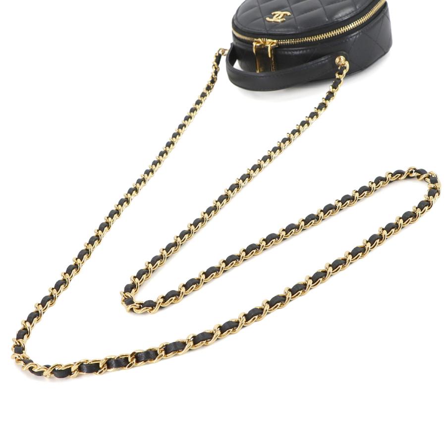 未使用 展示品 シャネル バッグ マトラッセ チェーン クラッチ ミニ ショルダー バッグ ブラック レディース 90302035 【中古】ブランド CHANEL（シャネル） 未使用 展示品 マトラッセ チェーン クラッチ ミニ