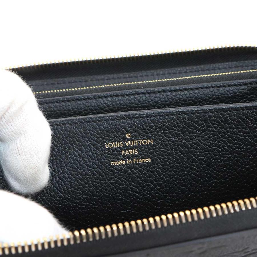 美品 ヴィトン アンプラント ジッピー ノワール ラウンド 長財布 本革 美品 ヴィトン アンプラント ジッピー ノワール ラウンド 長財布 本革