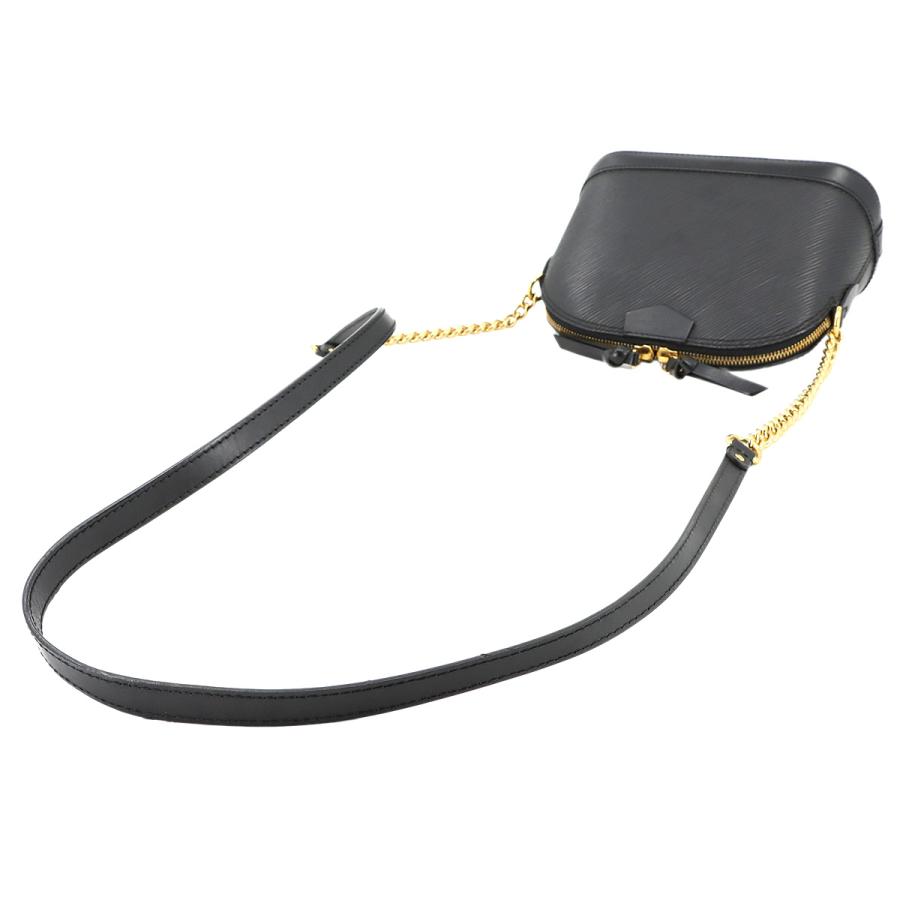 ルイ ヴィトン エピ アルマ MINI 斜め掛け チェーン ショルダーバッグ M51405 ノワール ブラック レザー LOUIS VUITTON 【中古】 LOUIS VUITTON（ルイ・ヴィトン） 新品同様 ルイ ヴィトン エピ アルマ