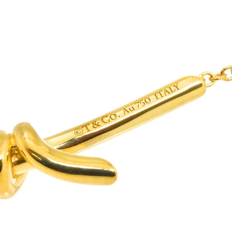 TIFFANY&Co.（ティファニー） ノット ネックレス 43cm K18 YG イエロー