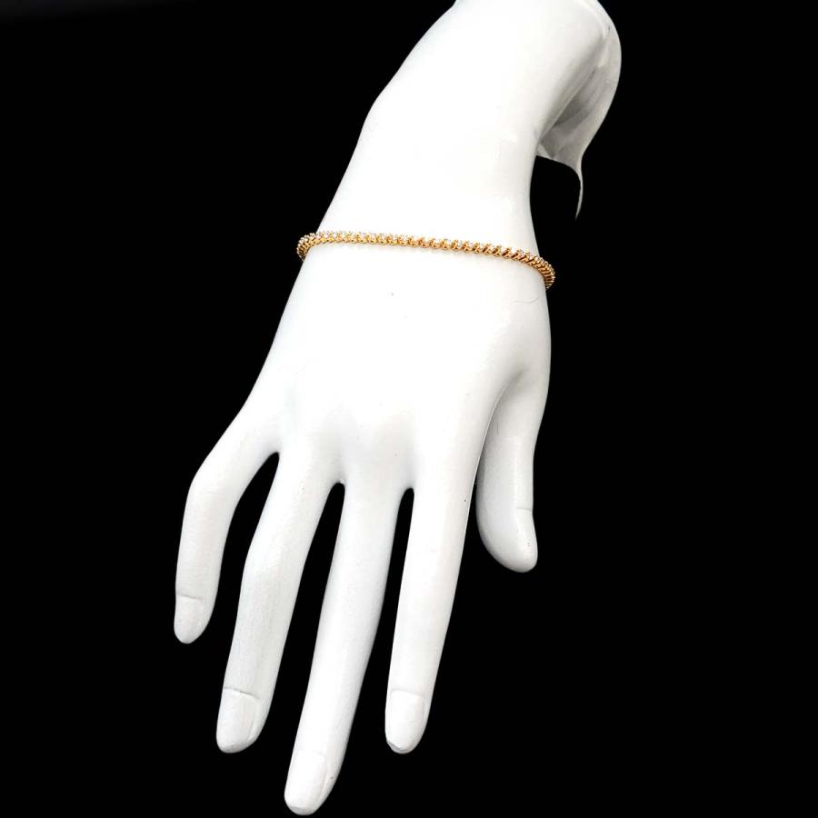 TASAKI（タサキ） テニス ダイヤ 1.80ct ブレスレット 17cm K18 YG