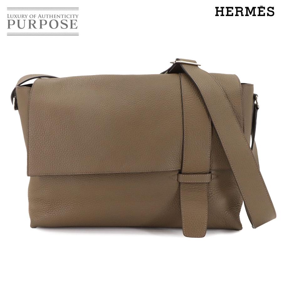 新品同様 エルメス バッグ サック アルフレッド 35 ショルダー バッグ トリヨンクレマンス メンズ 90302871 【中古】ブランド HERMES（エルメス） 新品同様 サック アルフレッド 35 ショルダー