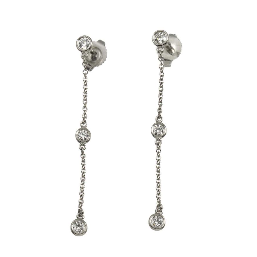 TIFFANY&Co.（ティファニー） バイザヤード ダイヤ ピアス Pt