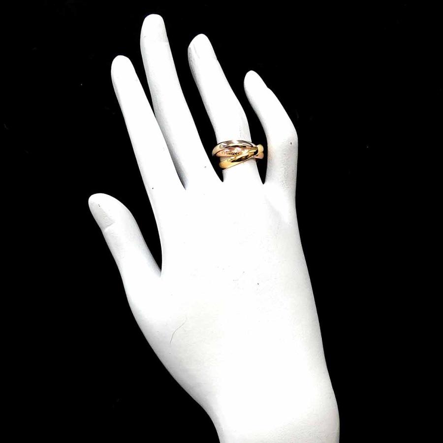 Cartier（カルティエ） トリニティ MM #52 リング K18 YG WG PG 3連