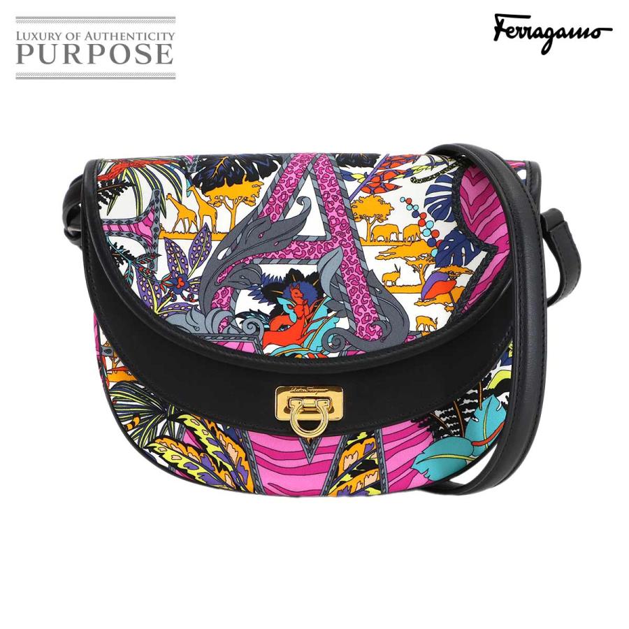 未使用 展示品 サルヴァトーレ フェラガモ Salvatore Ferragamo ショルダー バッグ ナイロン レザー マルチカラー 21H986 90303230 未使用 展示品 サルヴァトーレ フェラガモ Salvatore Ferragamo