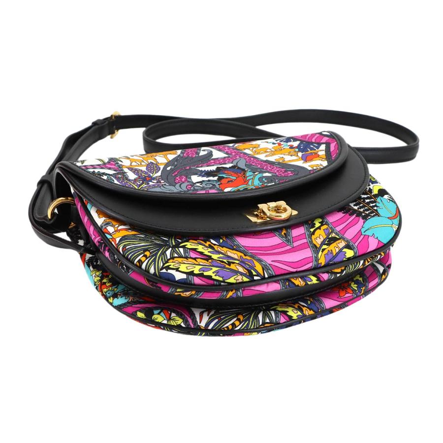 未使用 展示品 サルヴァトーレ フェラガモ Salvatore Ferragamo ショルダー バッグ ナイロン レザー マルチカラー 21H986 90303230 未使用 展示品 サルヴァトーレ フェラガモ Salvatore Ferragamo
