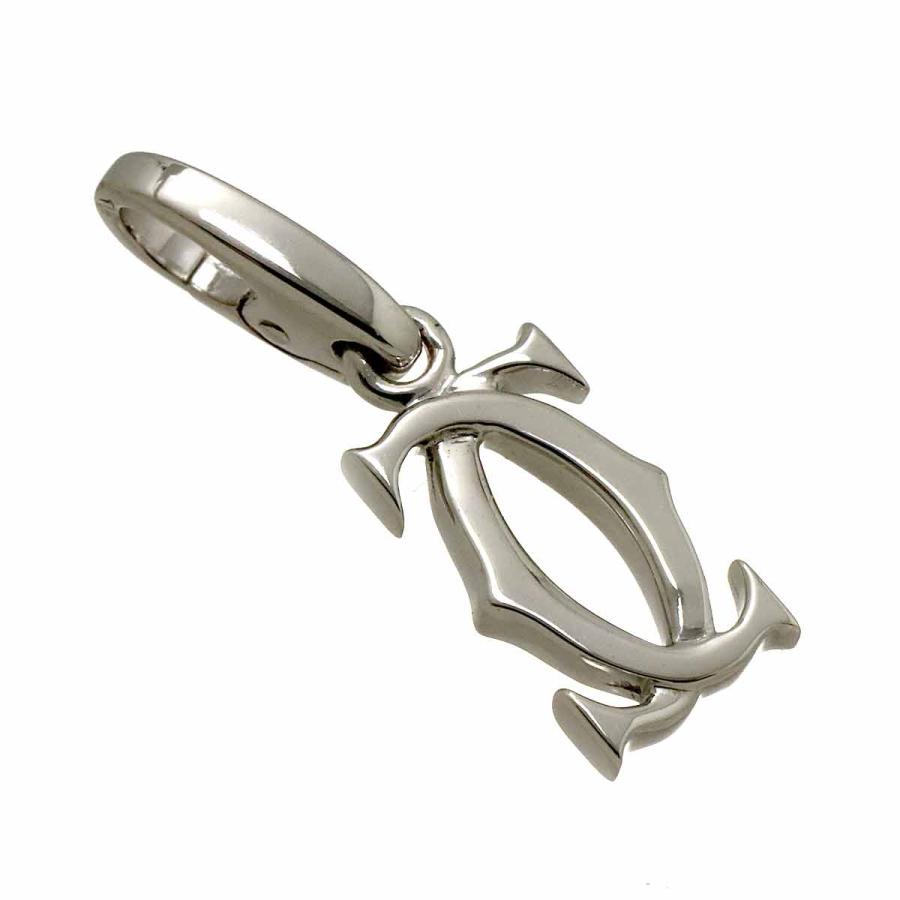 Cartier（カルティエ） Cartier 2C ペンダント トップ K18 WG ホワイト