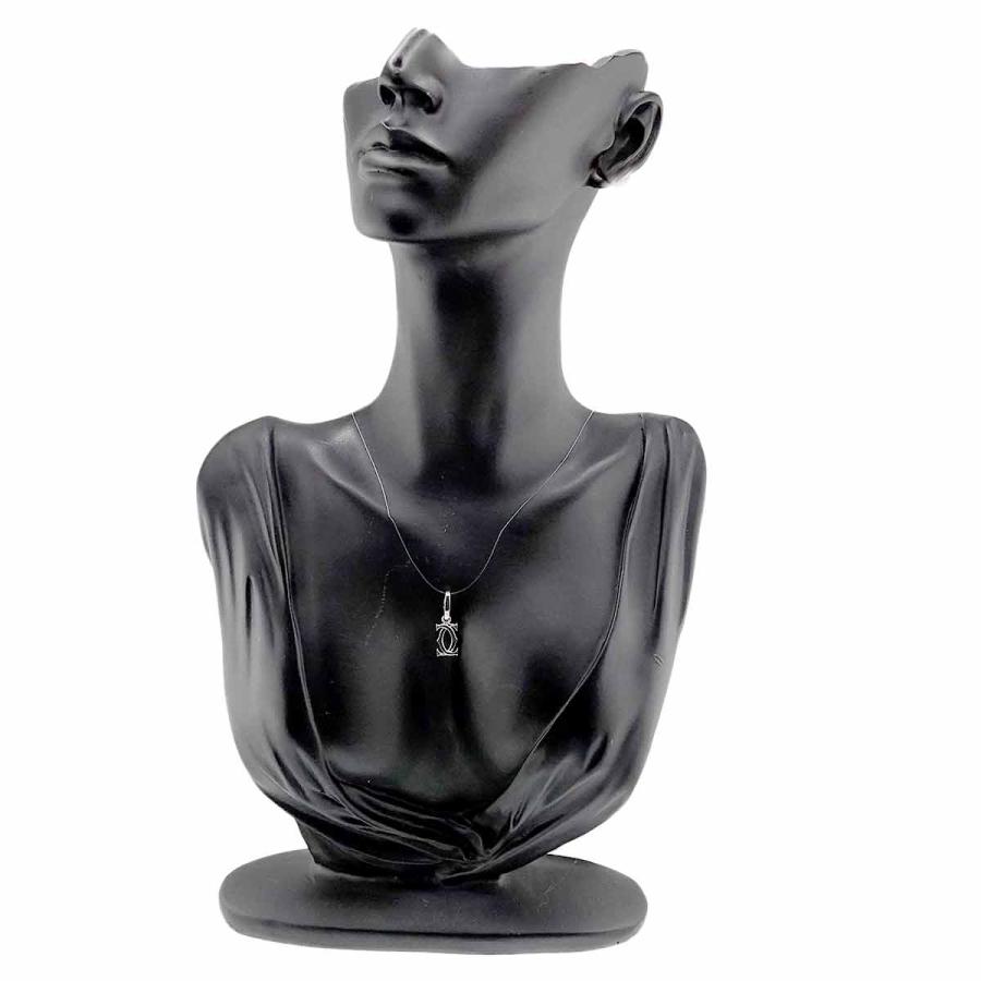 Cartier（カルティエ） Cartier 2C ペンダント トップ K18 WG ホワイト