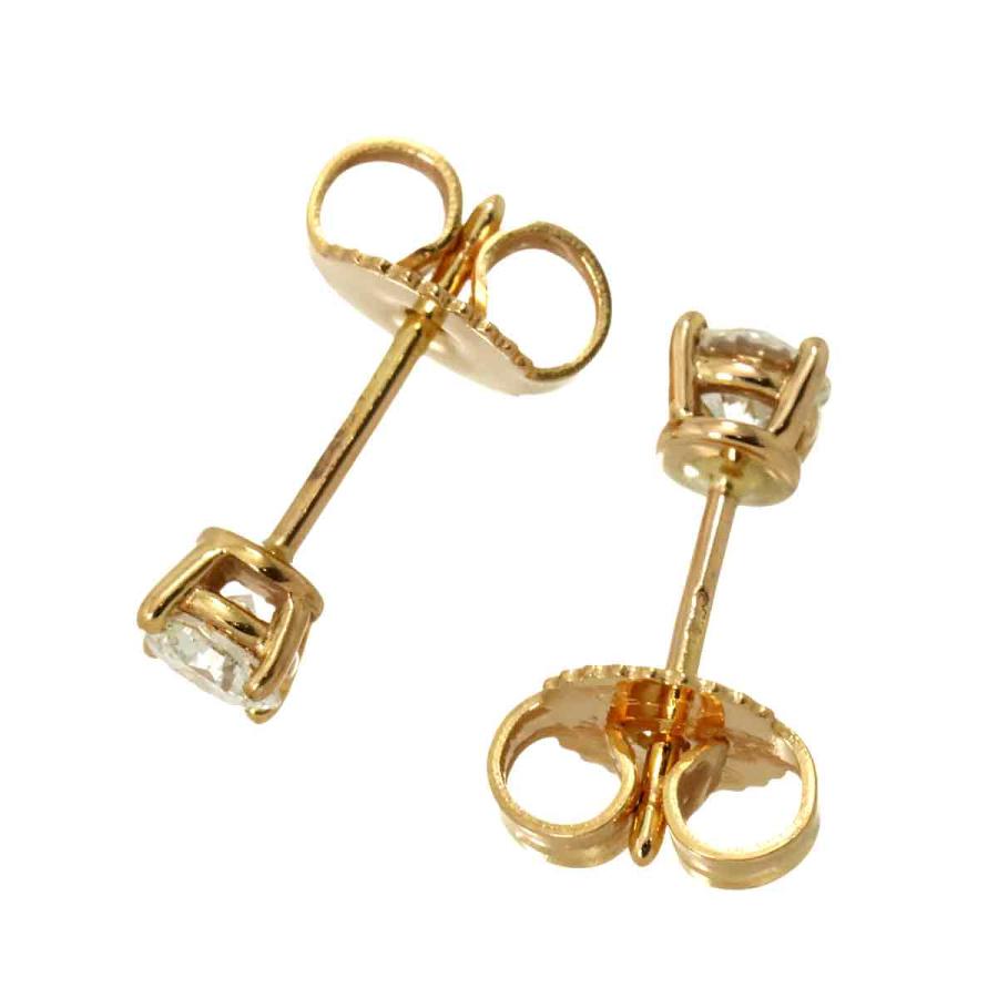 TIFFANY&Co.（ティファニー） ソリティア ダイヤ ピアス K18 PG ピンク