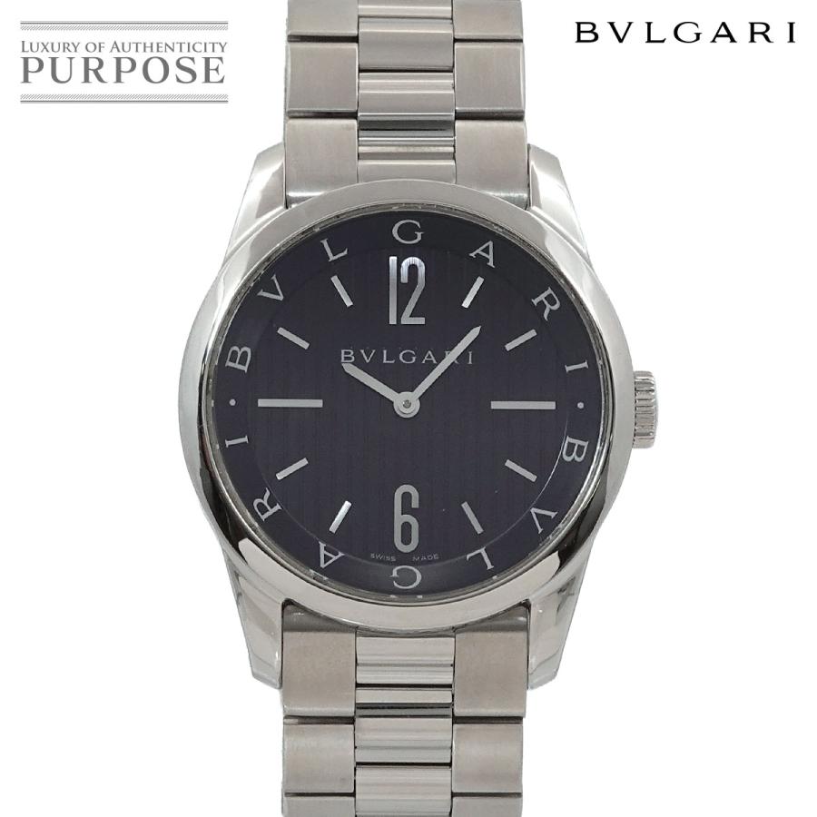 BVLGARI（ブルガリ） ソロテンポ ST37S メンズ 腕時計 ブラック