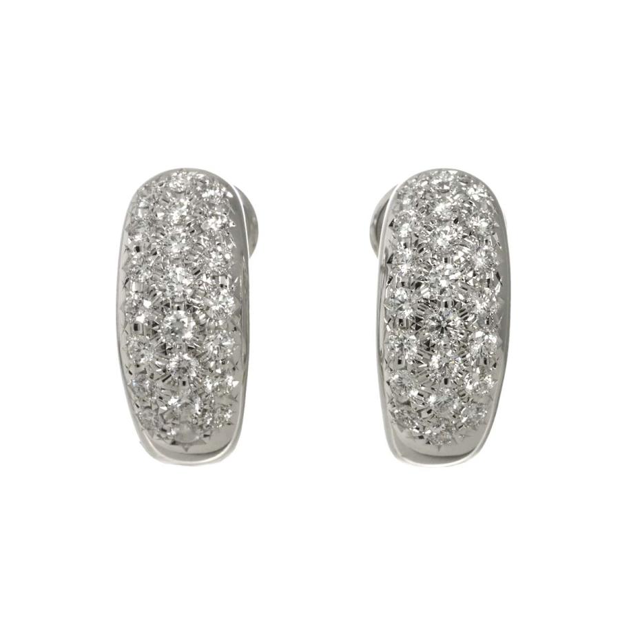 タサキ　ホワイトゴールド　ダイヤピアス TASAKI（タサキ） ダイヤ 0.35ct/0.35ct ピアス K18 WG ホワイト