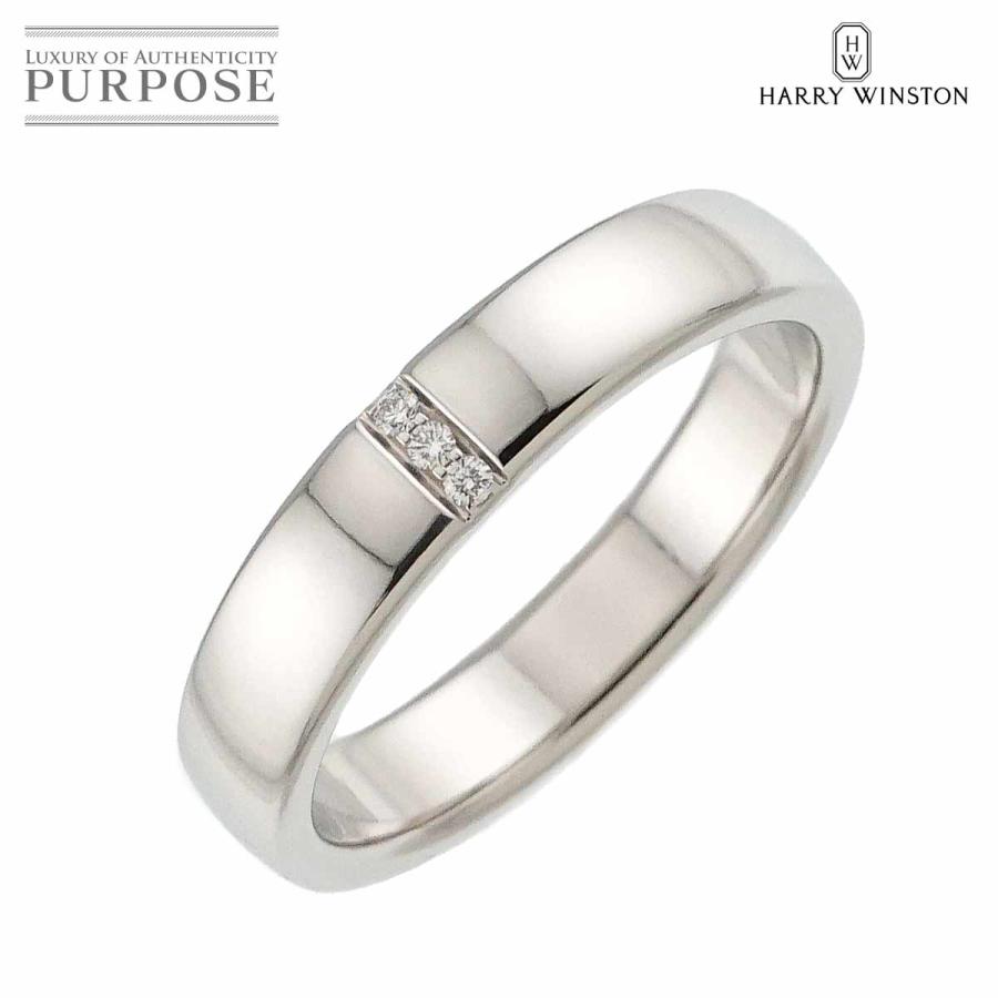 ハリーウィンストン　ダイヤモンド　プラチナ　リング　17.5号 ハリー・ウィンストン（HARRY WINSTON） スリーストーン 17.5号 ダイヤ