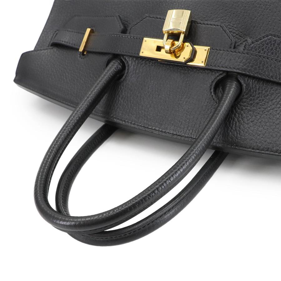 新品同様 エルメス バッグ バーキン35 アルデンヌ ブラック ハンド バッグ 〇Z刻印 1996年製 レディース 90303719 【中古】ブランド HERMES（エルメス） 新品同様 バーキン35 アルデンヌ ブラック ハンド