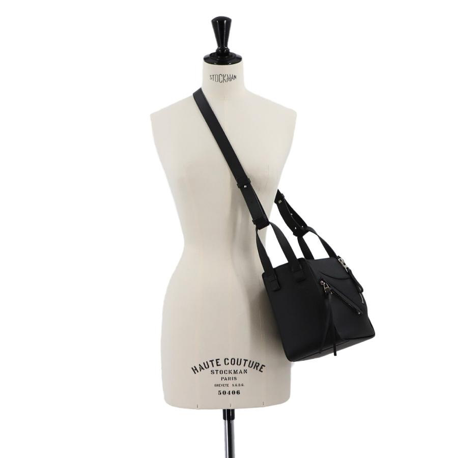 美品 ロエベ バッグ ハンモック コンパクト 2way ハンド ショルダー バッグ レザー ブラック レディース 90303724 【中古】ブランド LOEWE（ロエベ） 美品 ハンモック コンパクト 2way ハンド ショルダー