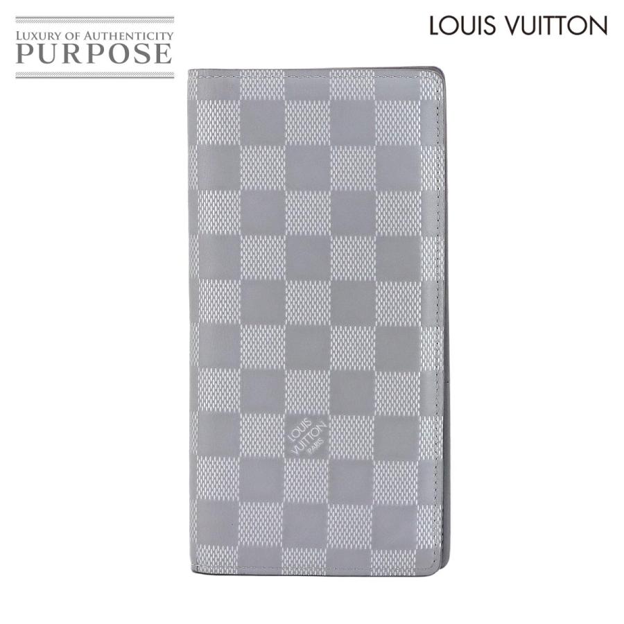 ルイ ヴィトン 財布 ダミエ アンフィニ ポルトフォイユ ブラザ 長財布 グレー N60335 メンズ 90303798 【中古】ブランド LOUIS VUITTON（ルイ・ヴィトン） ルイ ヴィトン ダミエ アンフィニ