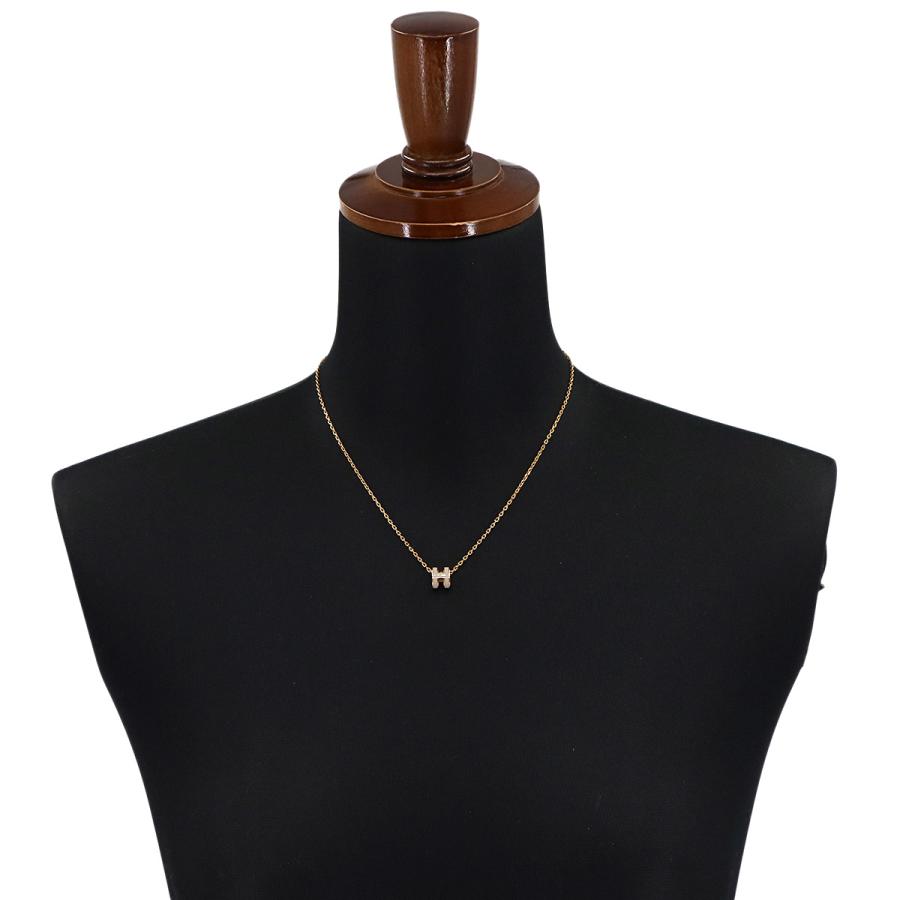 ！美品！　HERMES エルメス　ポップH ゴールド　10OO 楽天市場】エルメス HERMES ネックレス レディース pop h mini