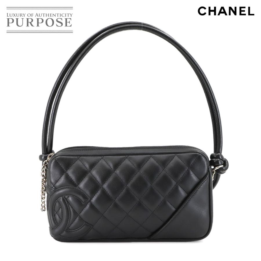 新品同様 シャネル バッグ カンボンライン ショルダー バッグ レザー ブラック A25175 レディース 90303866 【中古】ブランド CHANEL（シャネル） 新品同様 カンボンライン ショルダー バッグ