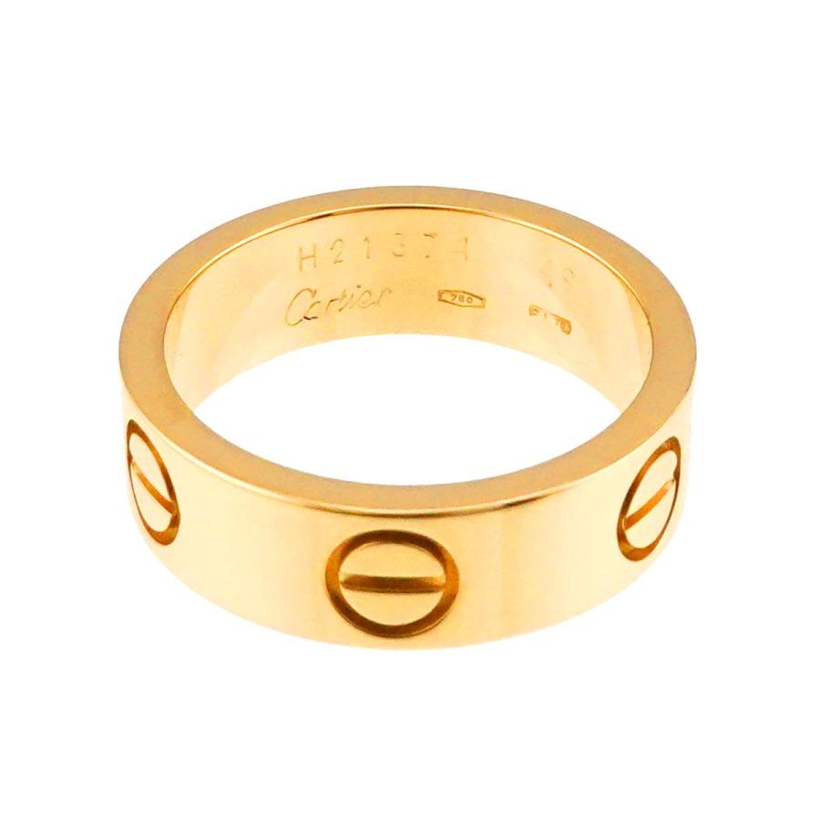 Cartier ラブリングリング Ｋ18サイズ49 Cartier（カルティエ） ラブ #49 リング K18 YG イエローゴールド 750