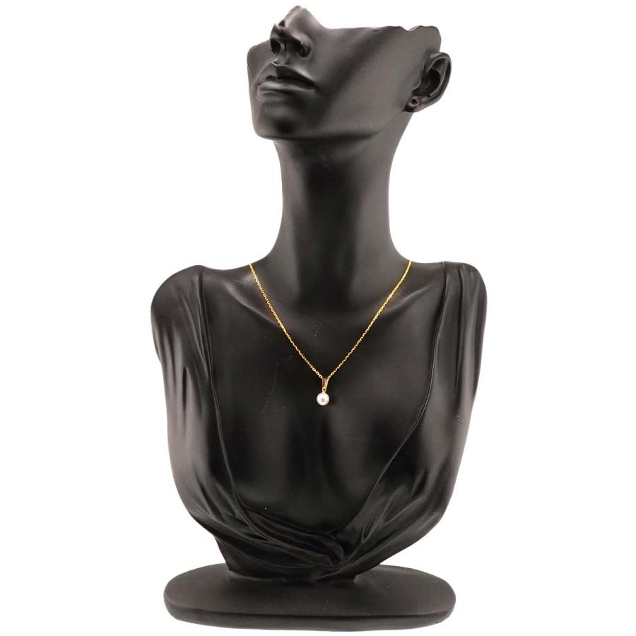 TASAKI（タサキ） アコヤ真珠 6.6mm ダイヤ 0.08ct ネックレス 38cm