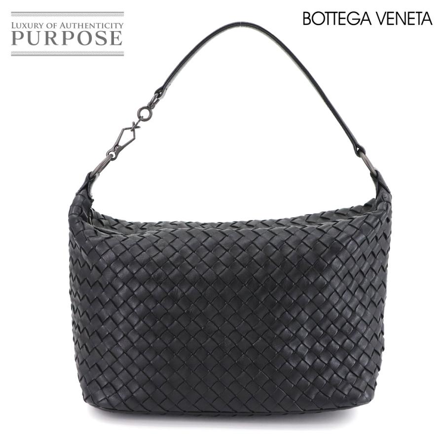 ボッテガ ヴェネタ バッグ イントレチャート ワンショルダー バッグ レザー ブラック 239988 レディース 90304547 【中古】ブランド BOTTEGA VENETA（ボッテガ・ヴェネタ） ボッテガ ヴェネタ イントレ