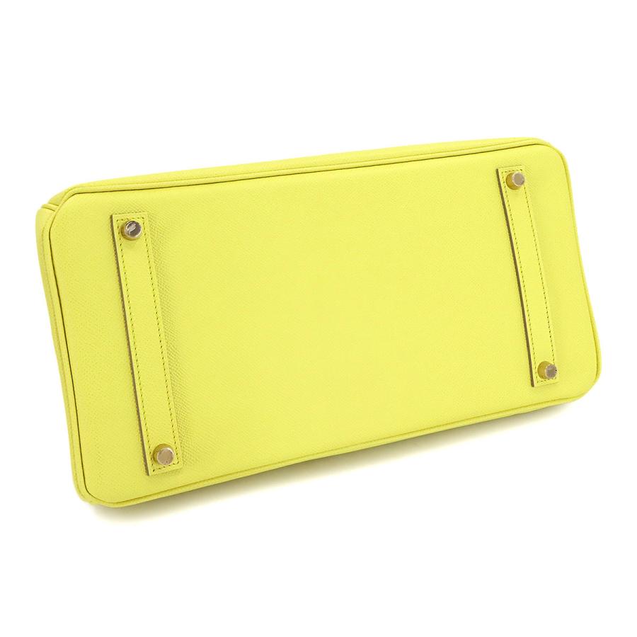 未使用 展示品 エルメス バッグ バーキン35 エプソン スフレ ハンド バッグ □Q刻印 レディース 90304782 【中古】ブランド HERMES（エルメス） 未使用 展示品 バーキン35 エプソン スフレ ハンド