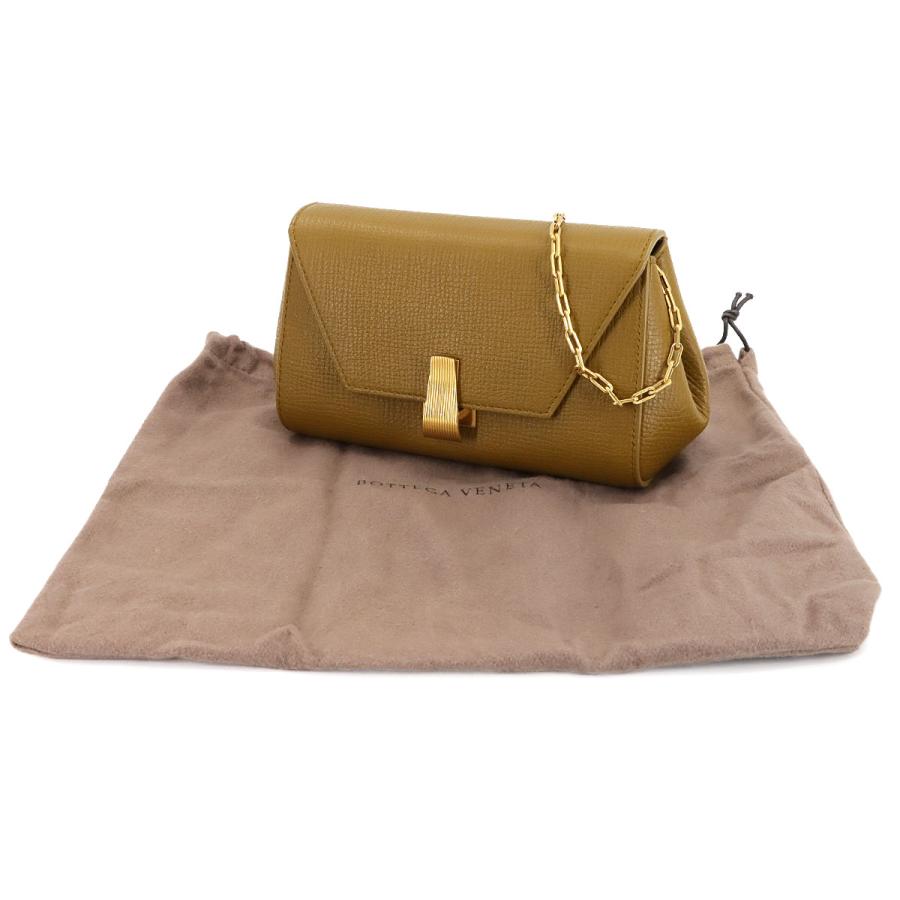 未使用 展示品 ボッテガ ヴェネタ バッグ ミニ アングル チェーン ショルダー バッグ レザー レディース 90304829 【中古】ブランド BOTTEGA VENETA（ボッテガ・ヴェネタ） 未使用 展示品 ボッテガ