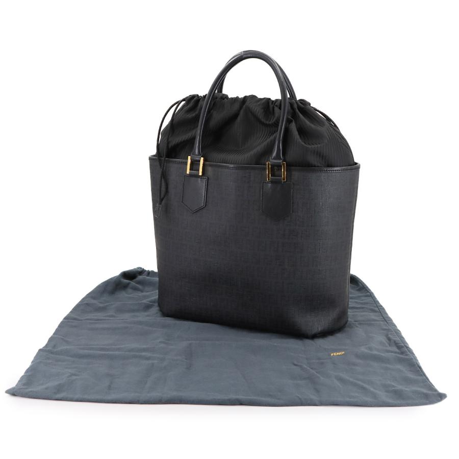 FENDI（フェンディ） 新品同様 ズッキーノ トート バッグ キャンバス