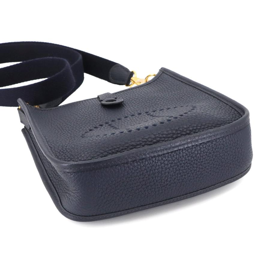 新品同様 エルメス バッグ エブリン アマゾン TPM ショルダー バッグ トリヨン ブルーニュイ レディース 90304870 【中古】ブランド HERMES（エルメス） 新品同様 エブリン アマゾン TPM ショルダー