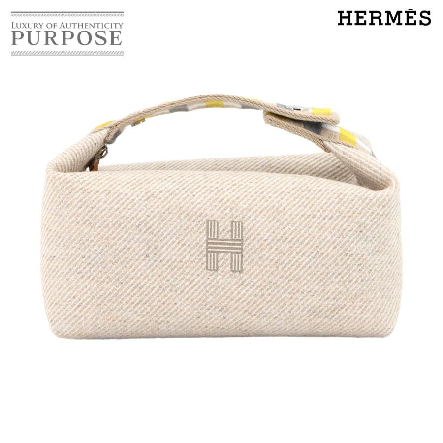 未使用 展示品 エルメス バッグ ブリッド ア ブラック PM オ カレ ハンド バッグ ウール セーグル レディース 90304884 【中古】ブランド HERMES（エルメス） 未使用 展示品 ブリッド ア ブラック PM オ カレ