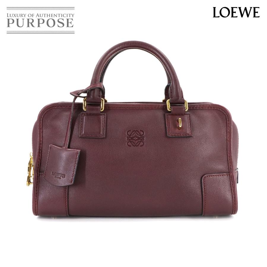 【美品】LOEWE アマソナ28　ミンク ハンドバッグ 美品 人気色 LOEWE ロエベ アマソナ28 ミンク ハンドバッグ - メルカリ