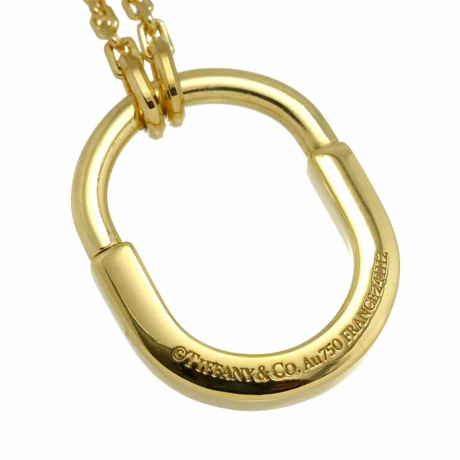 TIFFANY&Co.（ティファニー） ロック スモール ネックレス 45cm K18 YG