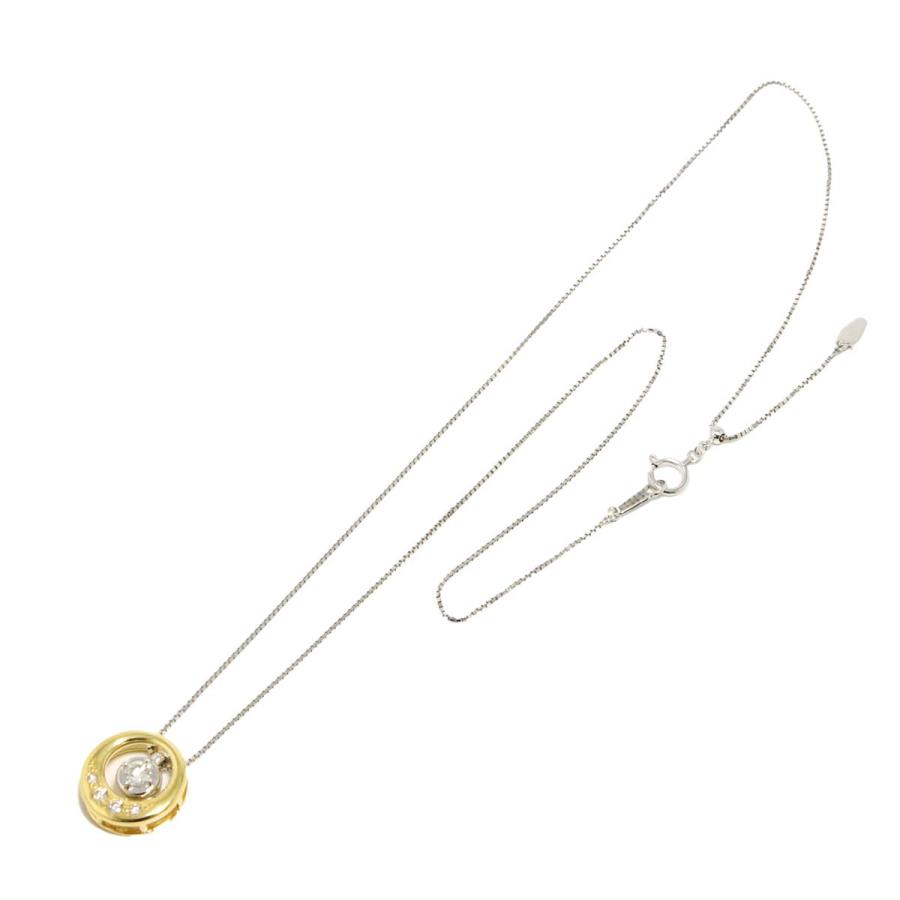 TASAKI（タサキ） ダイヤ 0.18ct/0.09ct ネックレス 45cm K18 WG YG