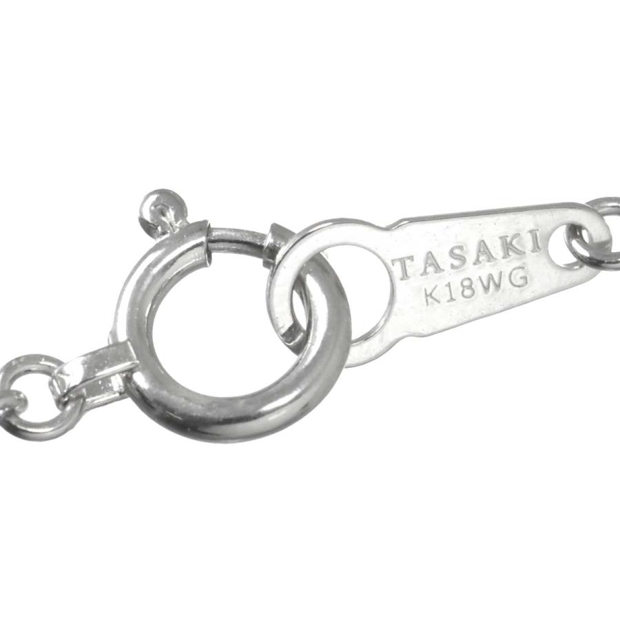 TASAKI（タサキ） ダイヤ 0.18ct/0.09ct ネックレス 45cm K18 WG YG