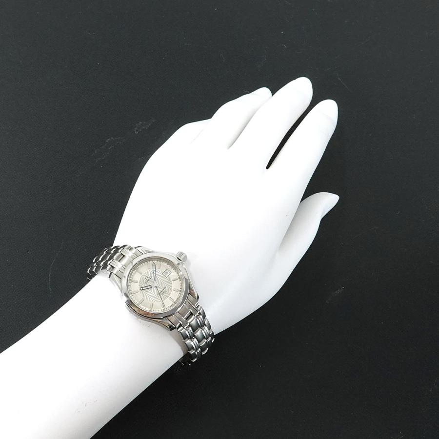 オメガ OMEGA シーマスター 120 2571 31 レディース 腕時計 デイト シルバー クォーツ ウォッチ Seamaster 90305325 OMEGA（オメガ） シーマスター 120 2571 31 レディース 腕時計 デイト