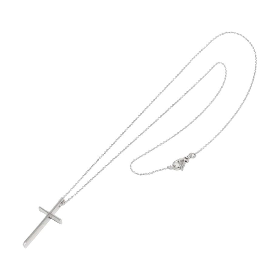 ✨Tiffany& Co.✨ティファニー✨クロストップ✨ネックレス✨ TIFFANY&Co.（ティファニー） クロス ネックレス 45cm K18 WG ホワイト