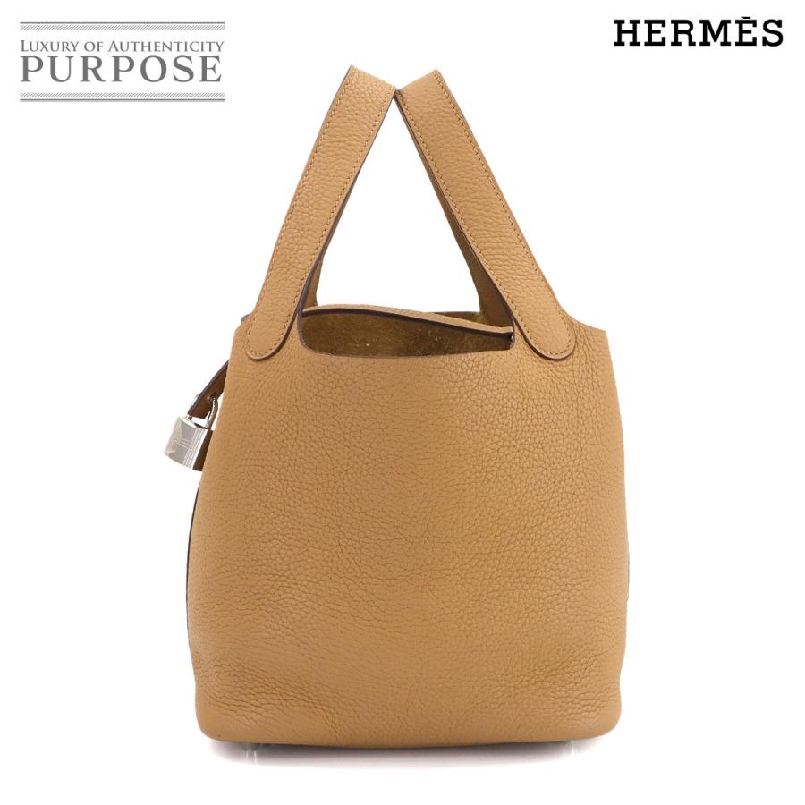 未使用 展示品 エルメス バッグ ピコタンロック PM ハンド バッグ トリヨンクレマンス ビスケット レディース 90305387 【中古】ブランド HERMES（エルメス） 未使用 展示品 ピコタンロック PM ハンド バッグ