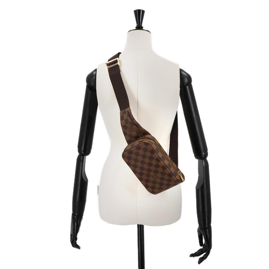 新品同様 ルイ ヴィトン バッグ ダミエ ジェロニモス ボディ バッグ ウエスト ポーチ メンズ レディース 90305400 【中古】ブランド LOUIS VUITTON（ルイ・ヴィトン） 新品同様 ルイ ヴィトン ダミエ