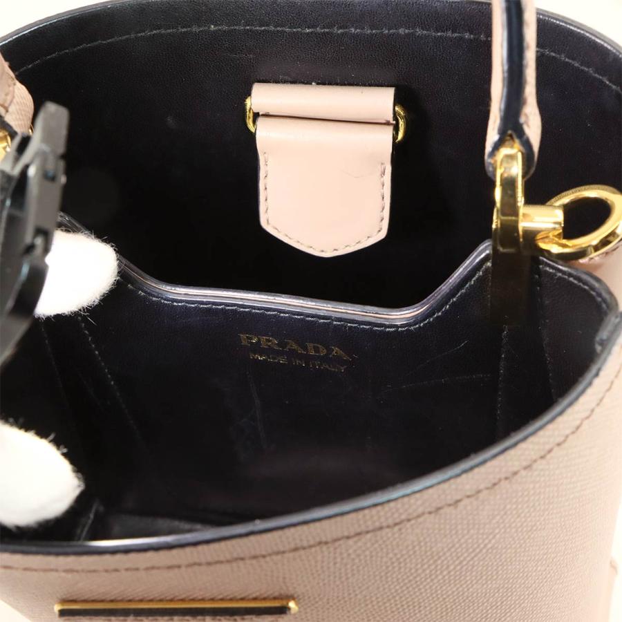 新品同様 プラダ バッグ パニエ ハンド ショルダー バッグ サフィアーノ レザー チプリア 1BA217 レディース 90305404 【中古】ブランド PRADA（プラダ） 新品同様 パニエ 2way ハンド ショルダー バッグ