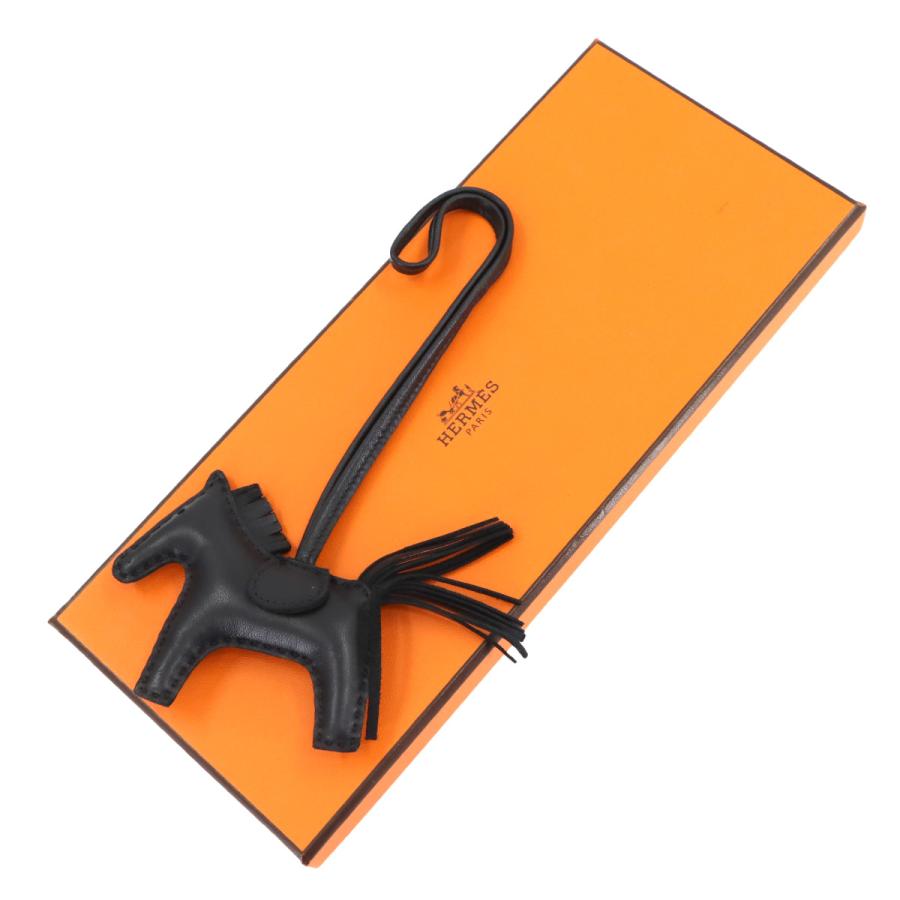 Hermès エルメス　ロデオチャーム　ソーブラック HERMES（エルメス） 新品同様 ソーブラック ロデオ PM バッグチャーム