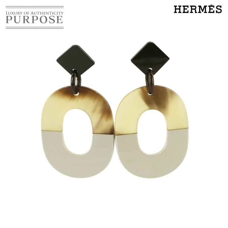 HERMES（エルメス） 新品同様 イスム ピアス バッファローホーン 